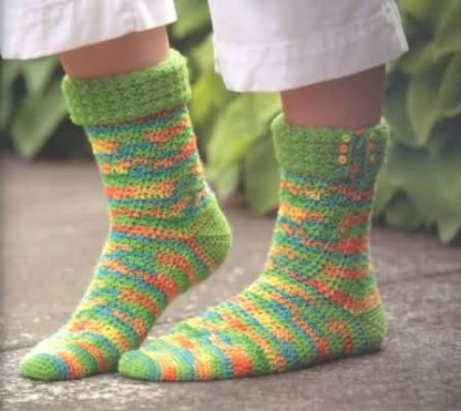More Crocheted Socks  - Image 4