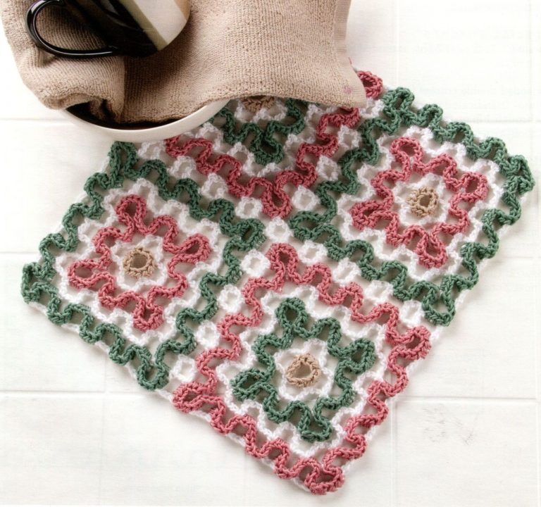 Wiggly Crochet Dishcloths — Frugal Knitting Haus