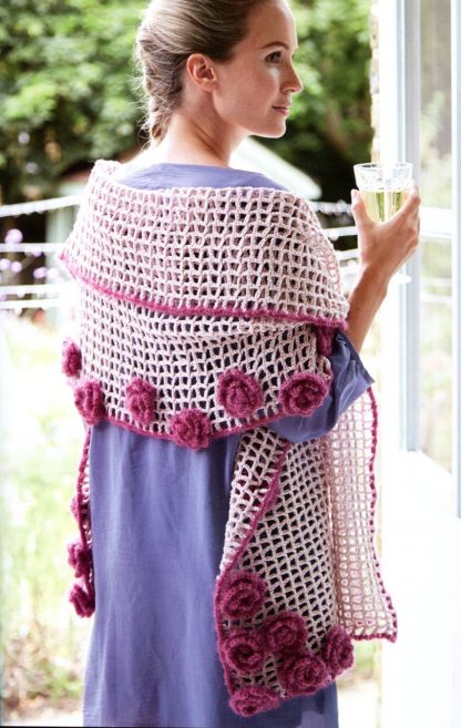 Modern Crocheted Shawls and Wraps - Image 16