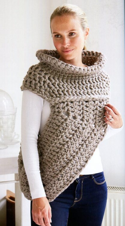 Modern Crocheted Shawls and Wraps - Image 10