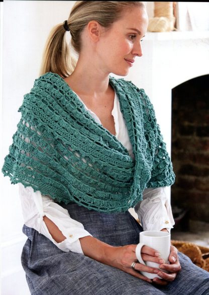 Modern Crocheted Shawls and Wraps - Image 5