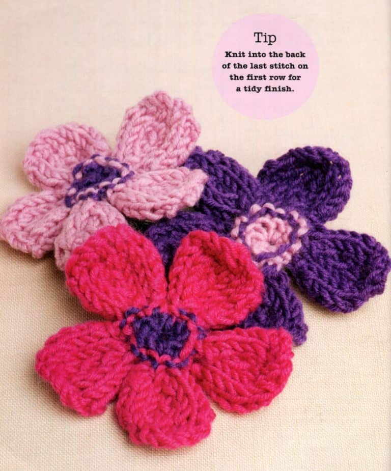 Knitted Flowers — Frugal Knitting Haus