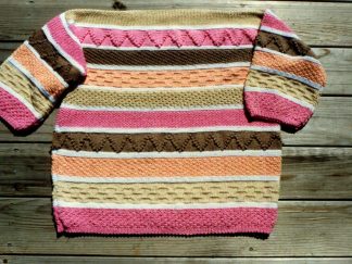 Multi Pattern Pullover - - Knit ePattern 