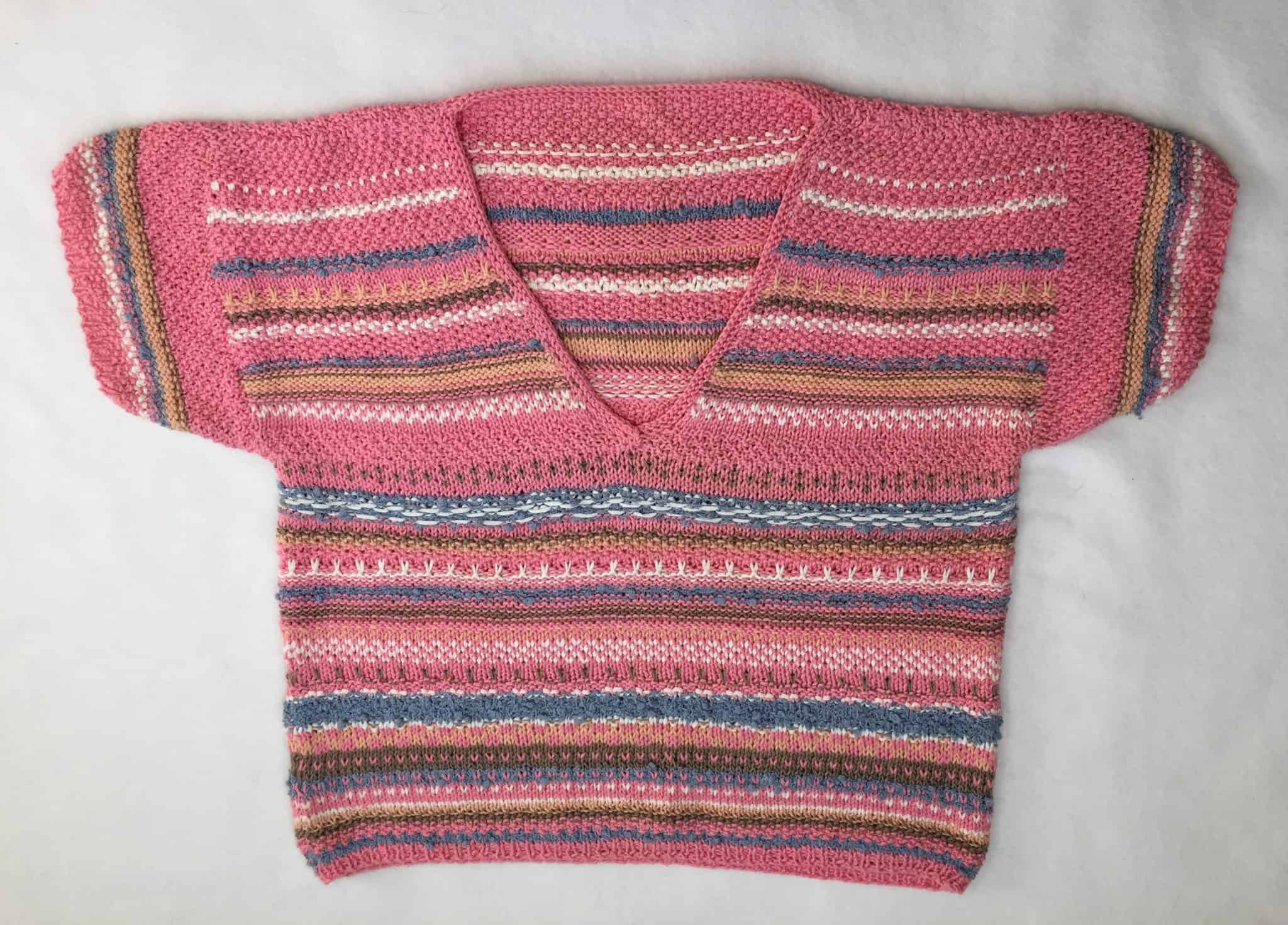 Summer Fun Pullover Top - - Knit ePattern — Frugal Knitting Haus