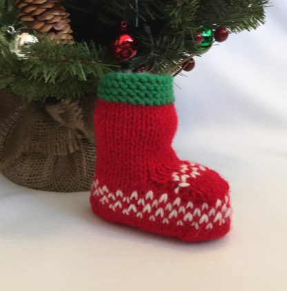 Santa's Boot - - Knit ePattern 