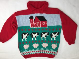 Country Farm Sweater - - Knit ePattern 