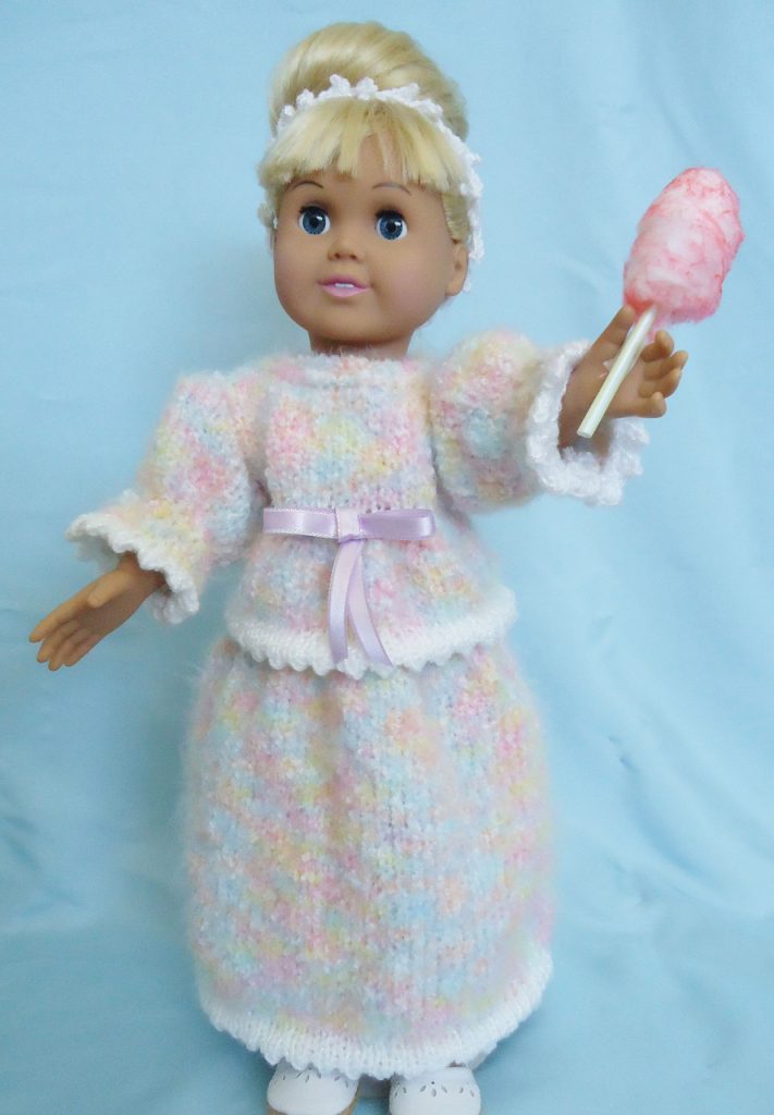 Cotton Candy Princess For 18 Inch Dolls — Frugal Knitting Haus