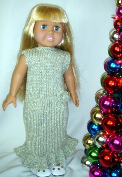 Sparkling Evening Gown Ensemble - For 18-Inch Dolls - Image 4