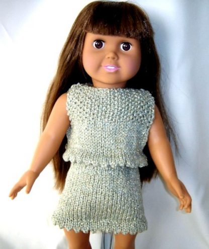 Sparkling Evening Gown Ensemble - For 18-Inch Dolls - Image 3