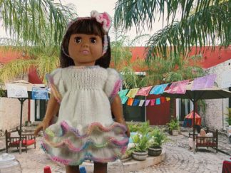 Birthday Party Fiesta Dress for 18-Inch Dolls