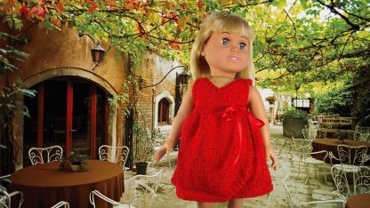 All Occasion Wrap Dress and Shrug for 18-Inch Dolls