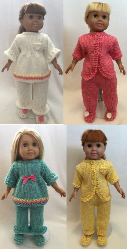 Cozy Winter Pajamas for 18-Inch Dolls