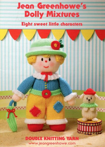Jean Greenhowe's Dolly Mixtures  - Toy & Doll Knitting Patterns