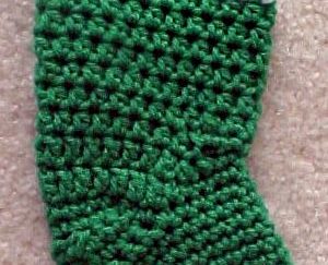 Crochet Small Christmas Stocking
