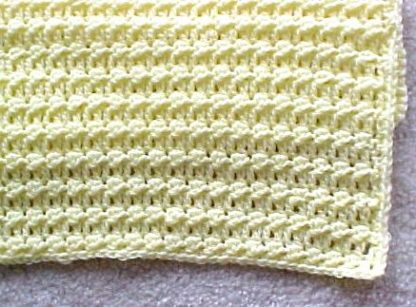 Easy Bubble Stitch Blanket