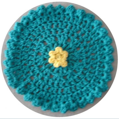 Flower Power Dishcloth
