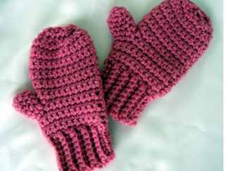 Easy Crochet Toddler Mittens