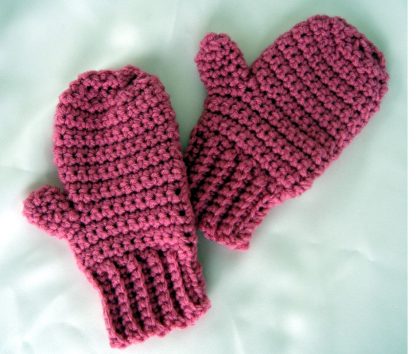 Easy Crochet Toddler Mittens