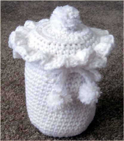Ruffle Jar Topper
