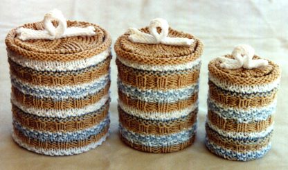 Can-ister Set - - Knit ePattern 