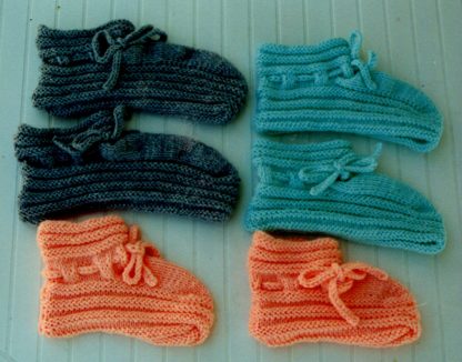 Booties for Adults and Kids - - Knit ePattern 