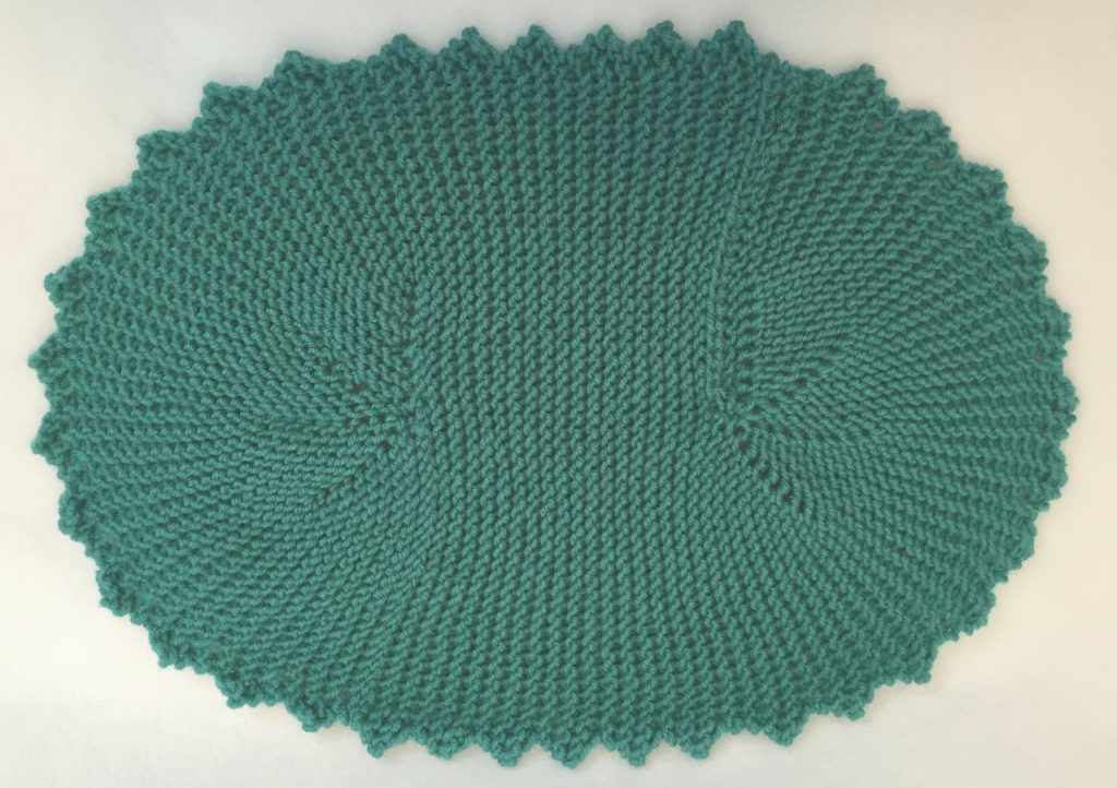 Oval Placemat Knit ePattern — Frugal Knitting Haus