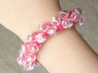 Easy Beaded Knit Bracelet