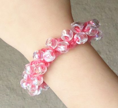 Easy Beaded Knit Bracelet