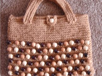 Knit Beaded Bag