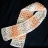 Crochet-Look Easy Knit Scarf Made with Sock Yarn