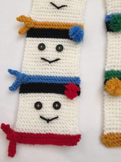Snow People Neck Scarf - Image 2