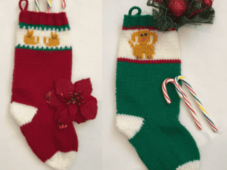 Cat and Dog EZ Graph Christmas Stockings