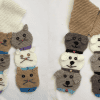 Stacked Kitty Cat and Doggie Scarf Patterns