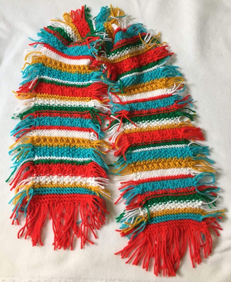Color Me Christmas Scarf — Frugal Knitting Haus