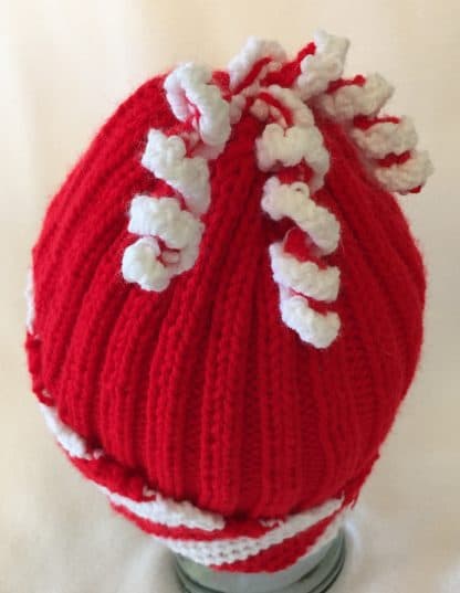 Peppermint Swirl Holiday Hat - Image 3