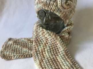 Bamboo Stitch Hat and Scarf Set