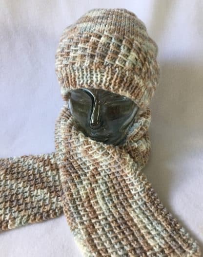 Bamboo Stitch Hat and Scarf Set - Image 4