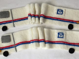 Easy Knit Mail Delivery Van Scarf