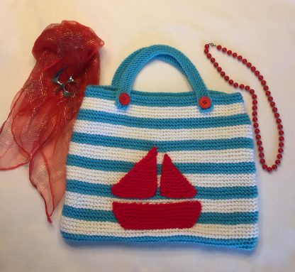 Nautical Tote - Knitting ePattern