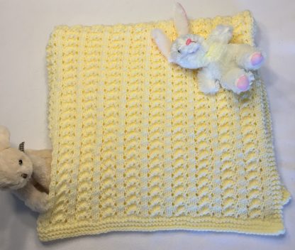 Springtime Baby Blanket, with BONUS Baby Hat - Image 3