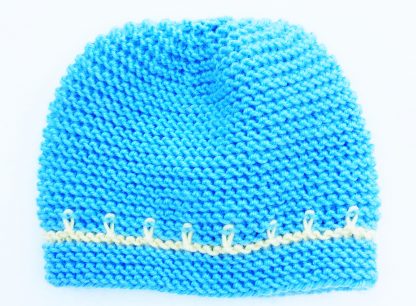Garter Stitch, Easy Baby Sweater and Hat - Image 3