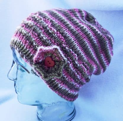 Easy Knit Texture Band Hat - Image 2