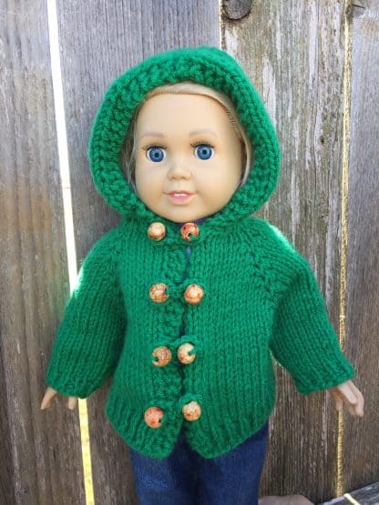Hooded Jacket for 18-Inch Dolls - Image 2