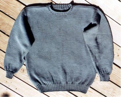 Basic Pullover Sweater - - Knit ePattern  - Image 2