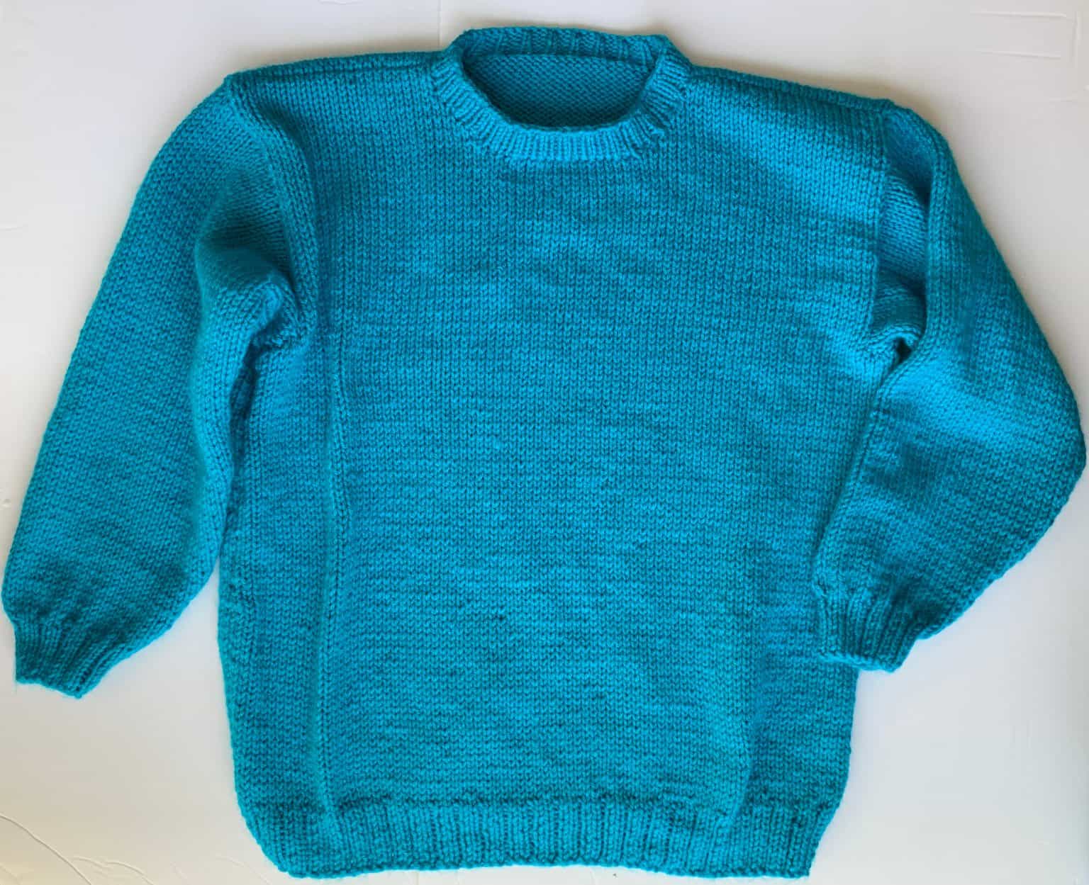 Basic Pullover Sweater - - Knit ePattern — Frugal Knitting Haus