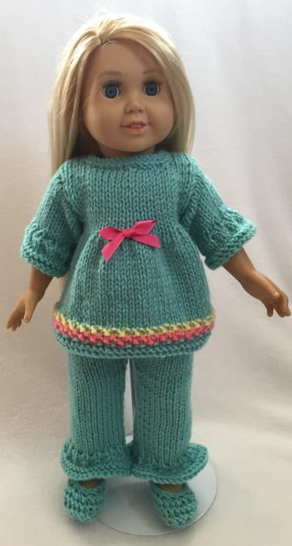 Cozy Winter Pajamas for 18-Inch Dolls - Image 3