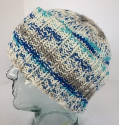 Triple Cuff Knit Hat - Image 2