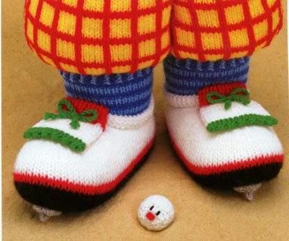Jean Greenhowe's Golfing Clowns  - Toy & Doll Knitting Patterns - Image 4