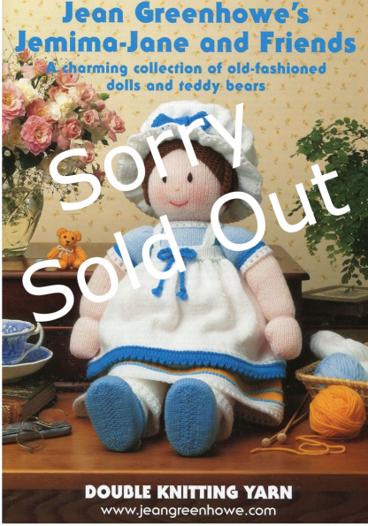 Jean Greenhowe's Jemima-Jane and Friends  - Toy & Doll Knitting Patterns - Sorry, Sold Out!