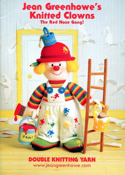 Jean Greenhowe's Knitted Clowns  - Toy & Doll Knitting Patterns